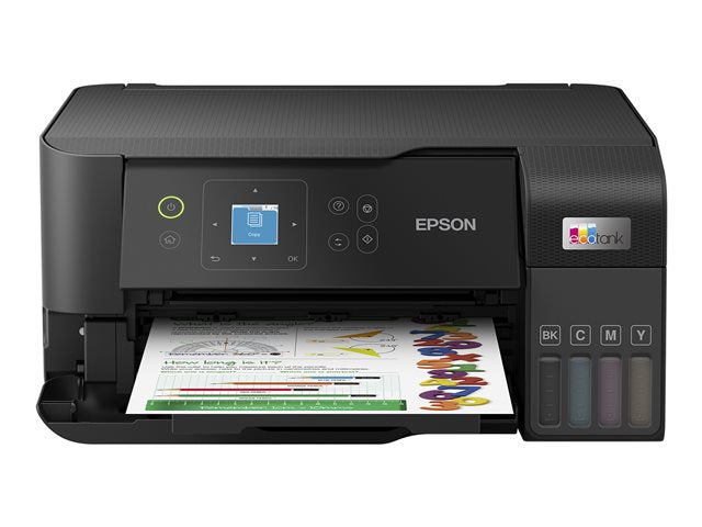 Copia del Epson EcoTank ET-2840 - Stampante multifunzione - colore - ink-jet - ITS - A4 (supporti) - fino a 15 ppm (stampa) - 100 fogli - USB, Wi-Fi - nero